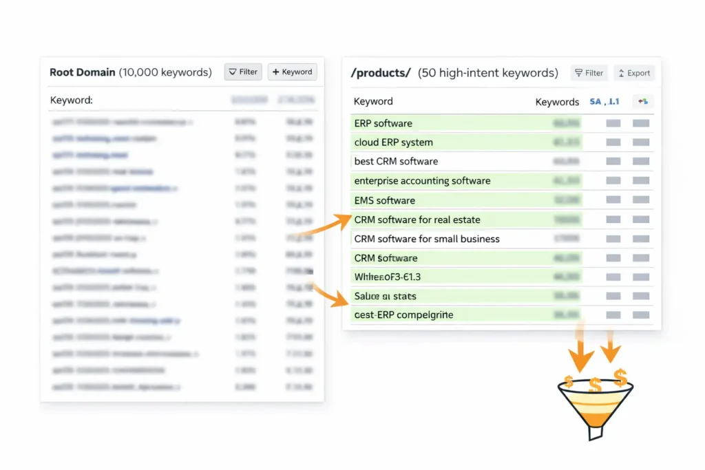 Subfolder vs. Root Domain Comparison