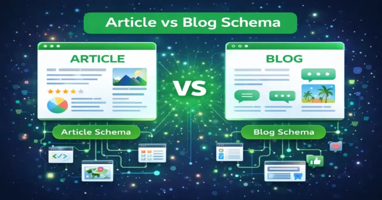 Article vs Blog Schema