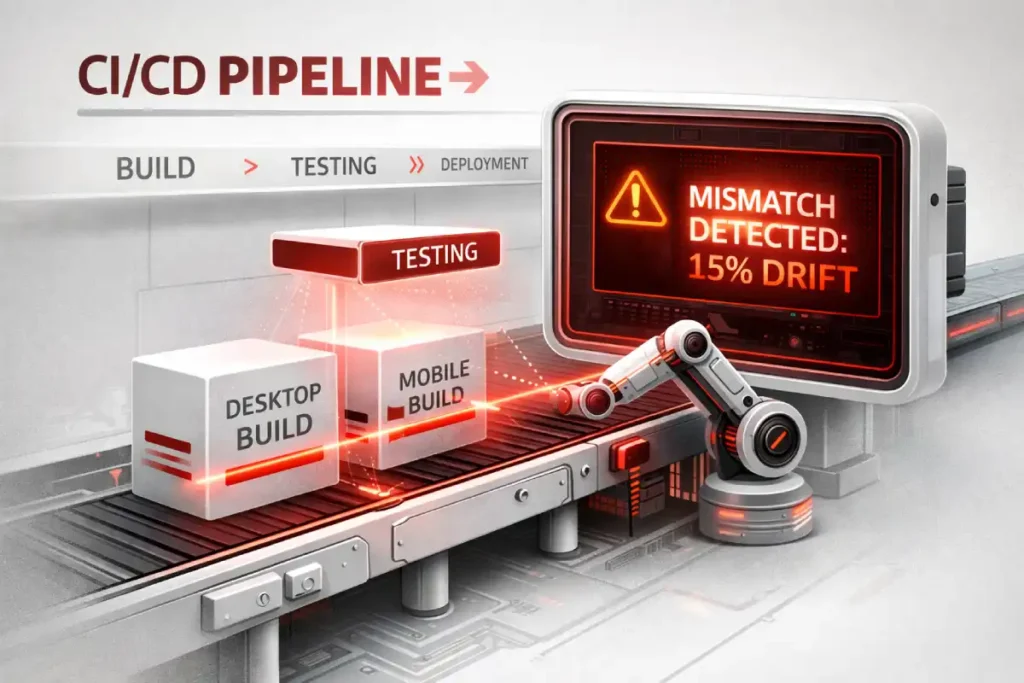 CI CD pipeline mismatch detected warning