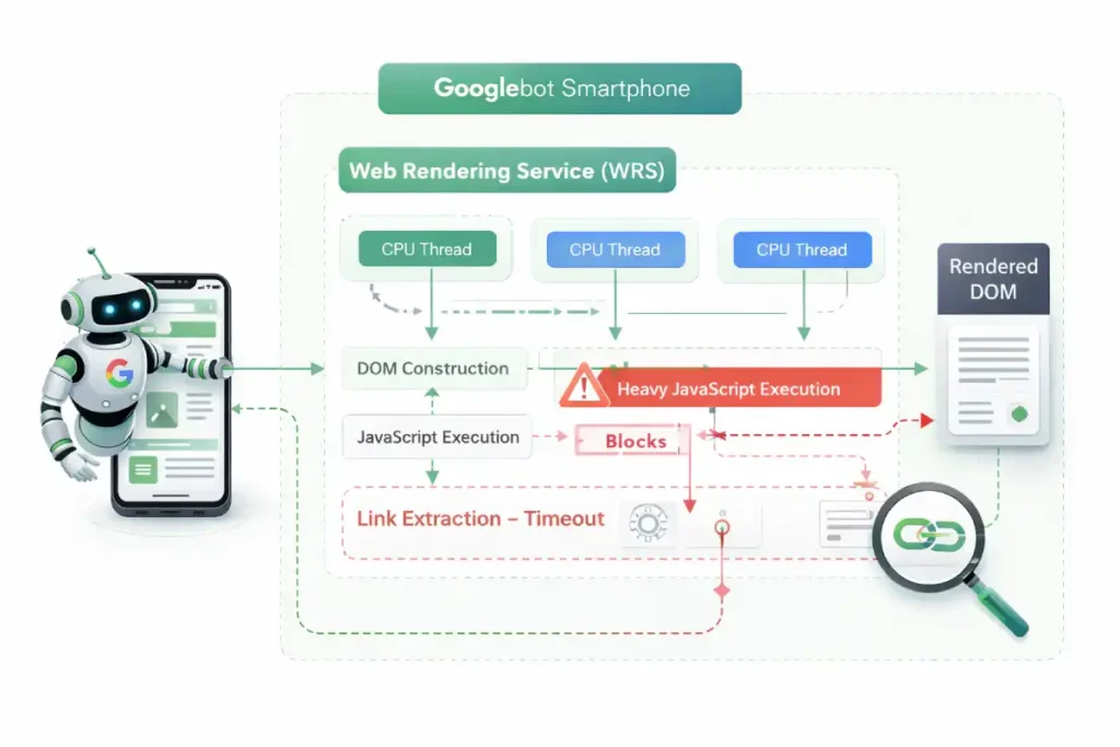 Googlebot smartphone WRS flowchart