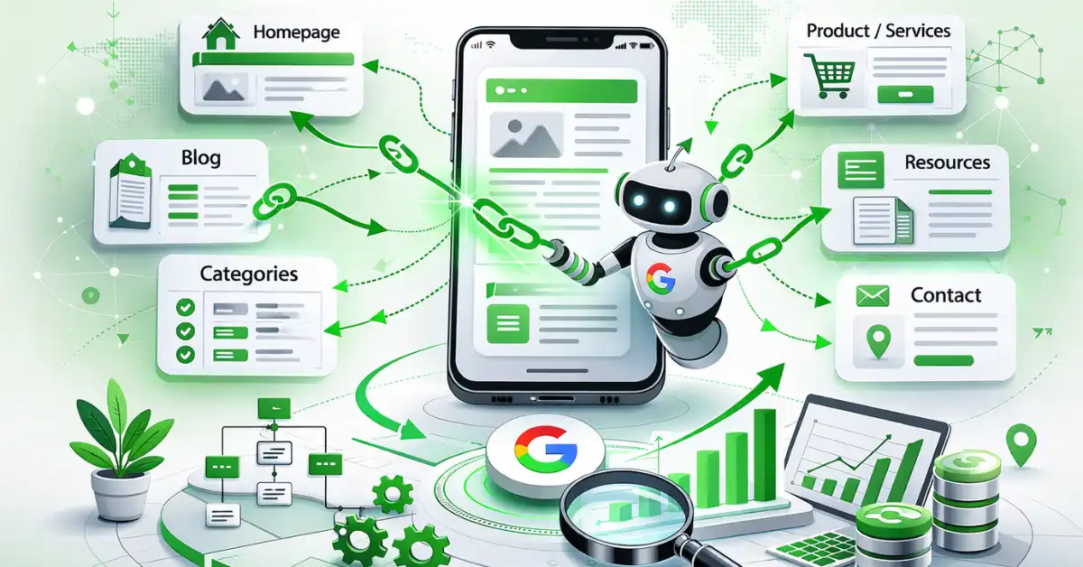 Internal Linking for Mobile Bots