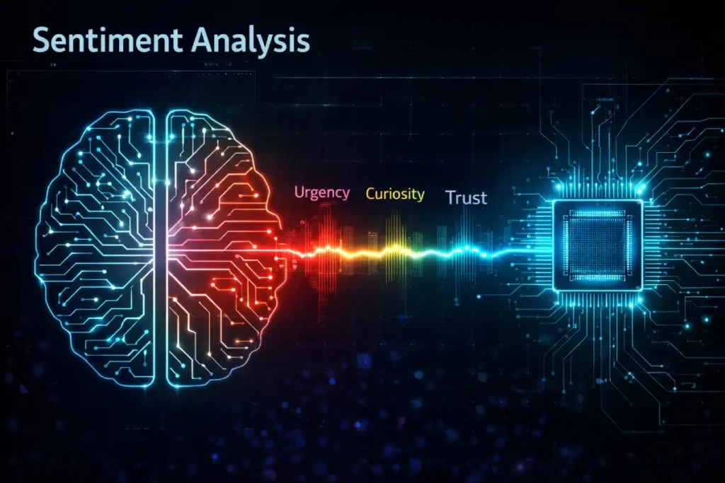 Sentiment analysis with AI visualization