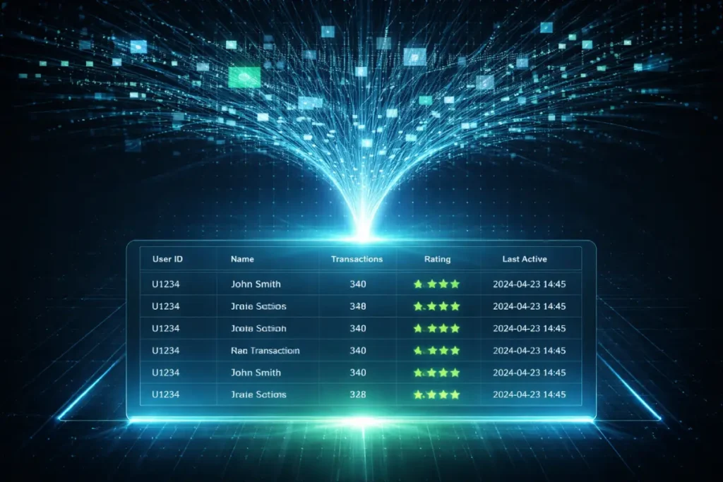 Convergence of data into clarity