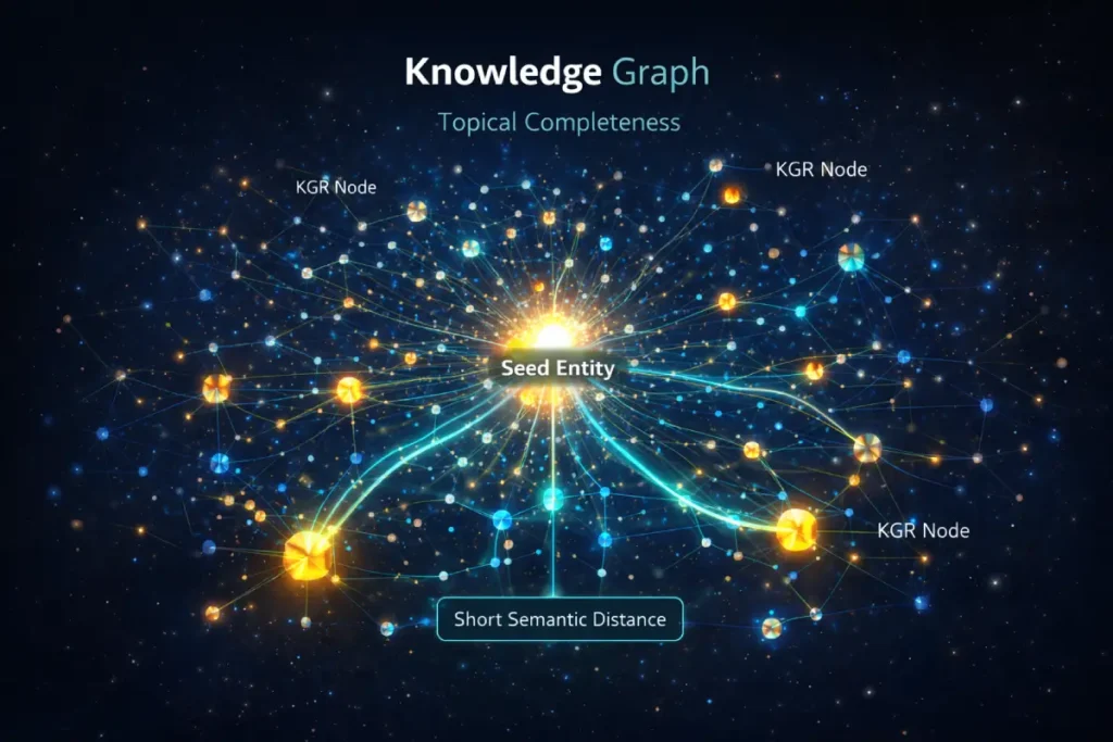 Cosmic knowledge graph visualization