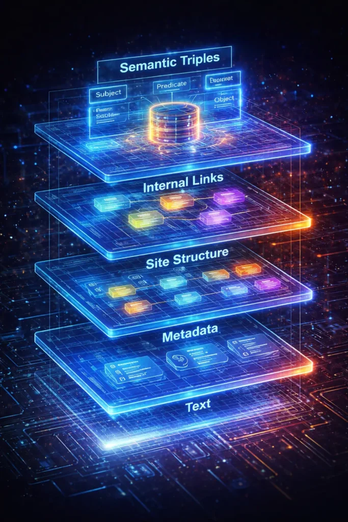 Futuristic website architecture