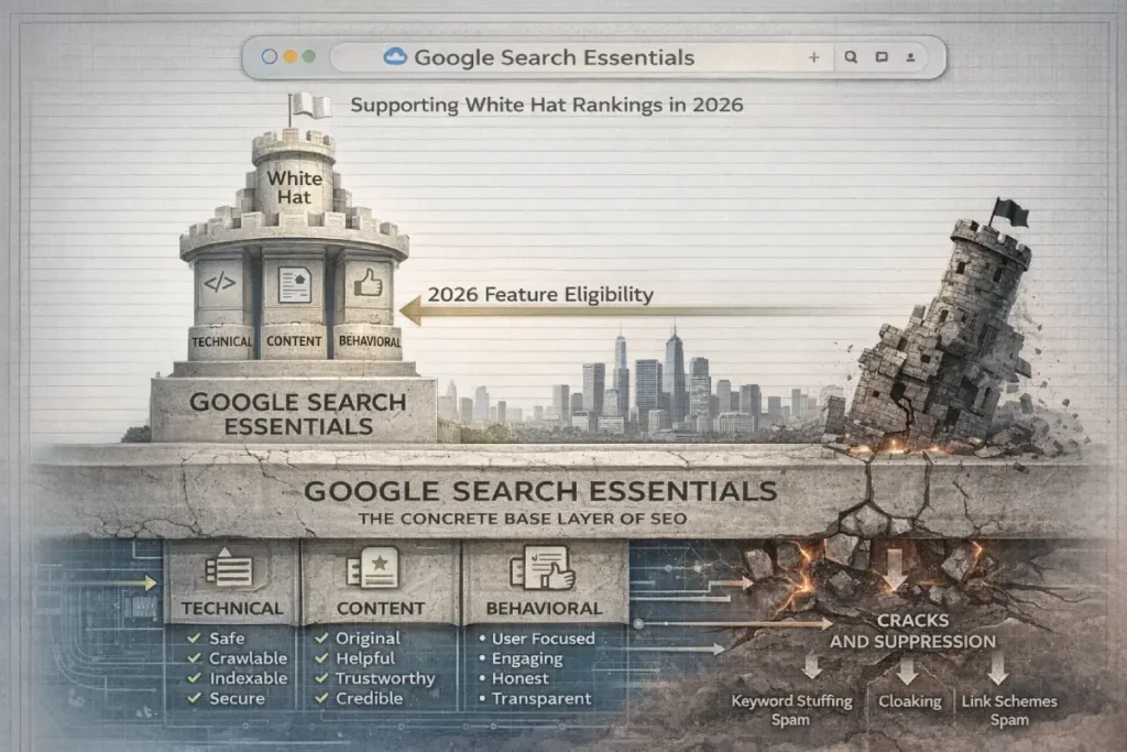 Google Search Essentials blueprint for SEO