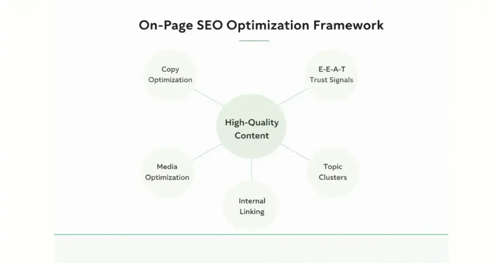 On-page SEO optimization framework