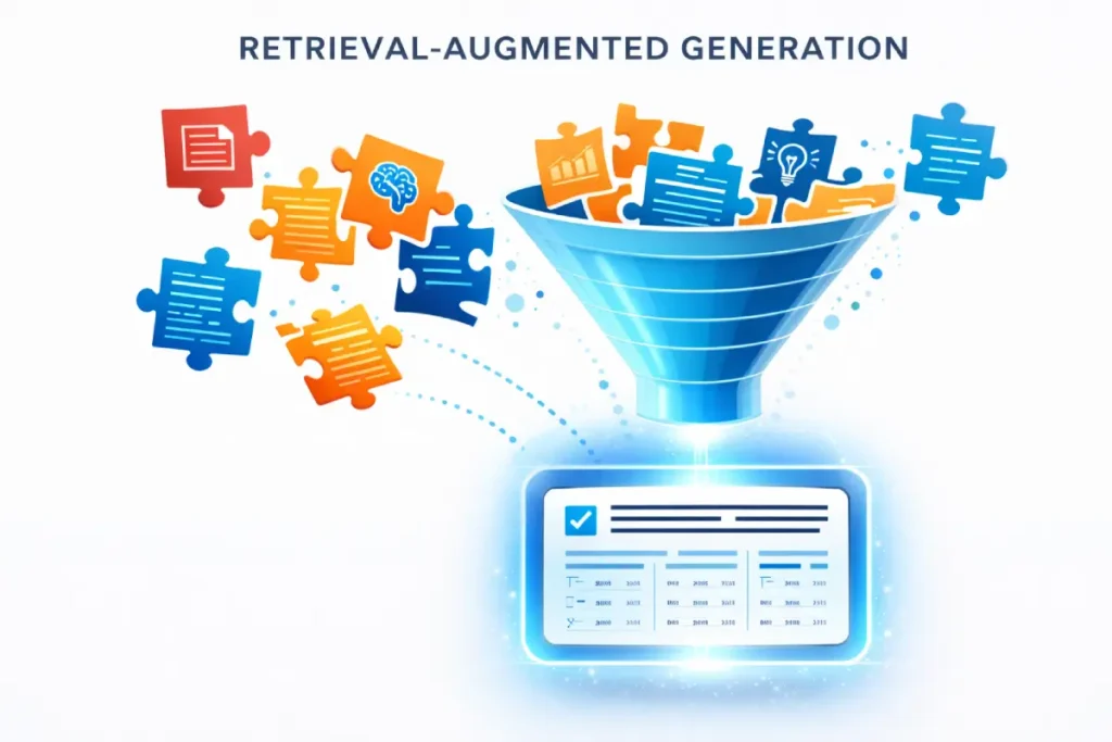 RAG process visualized in clear steps