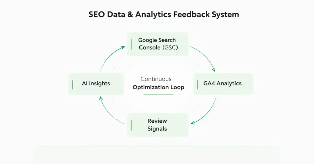 SEO data feedback loop