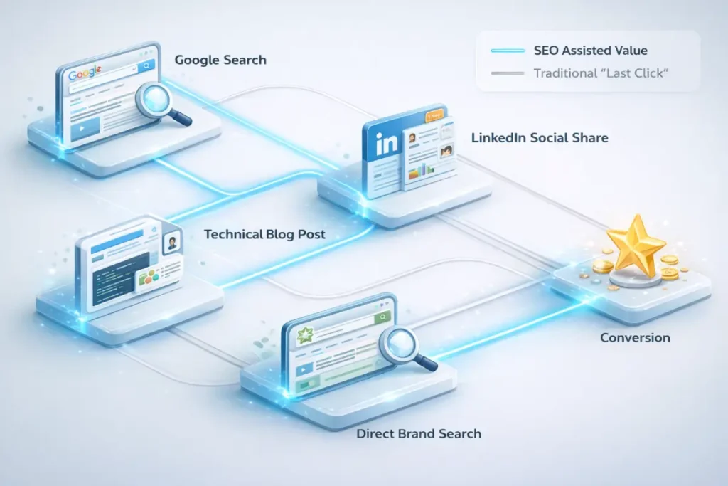 SEO journey and conversion flow