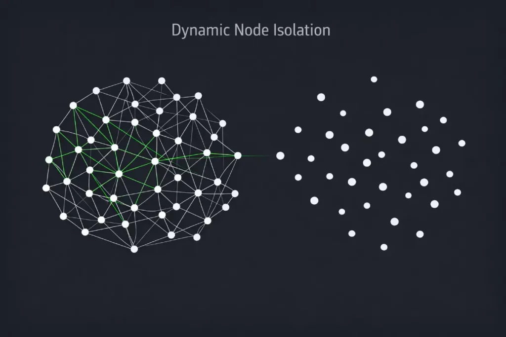 Dynamic node isolation