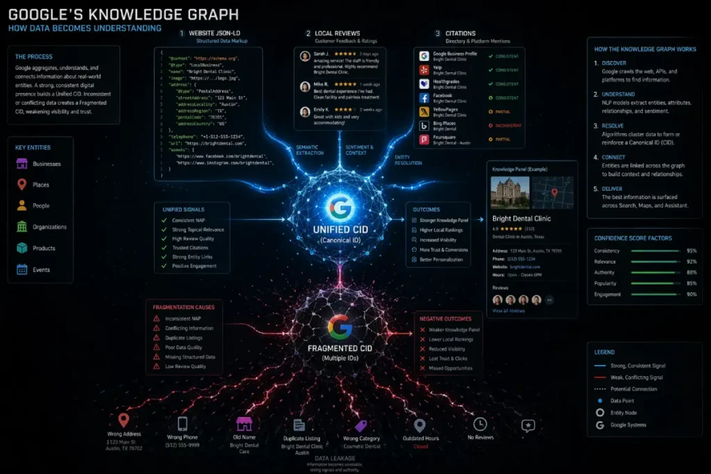 Google Place ID and CID