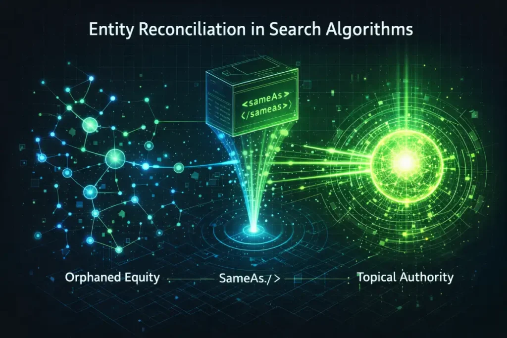 entity reconciliation in search algorithms