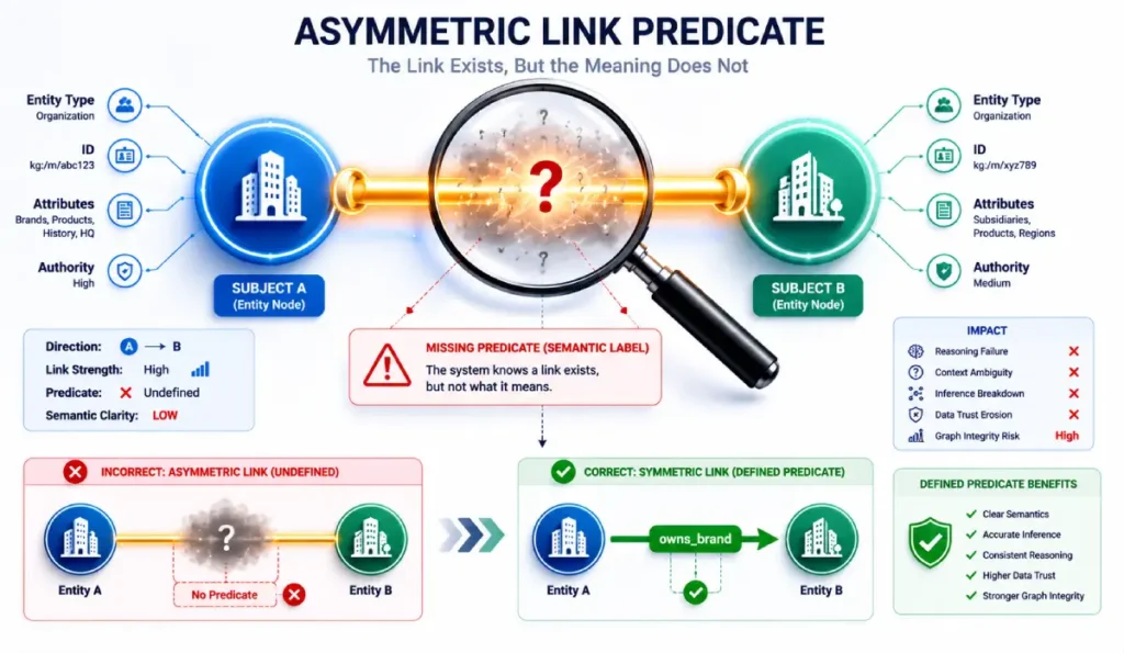 Asymmetric Link Predicate