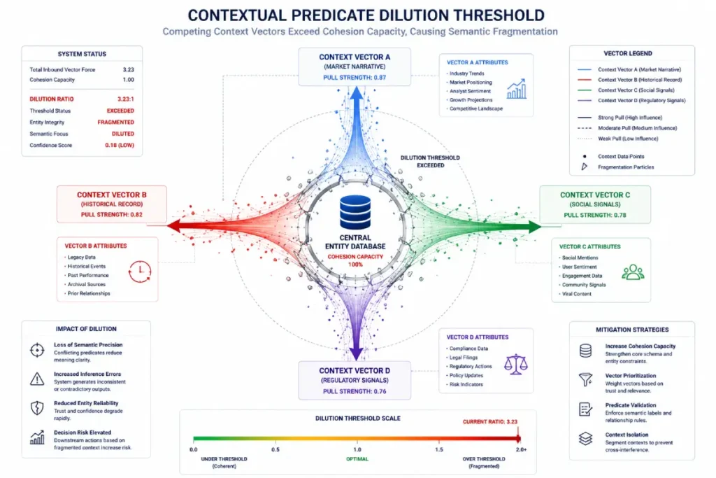 Contextual Predicate Dilution Threshold