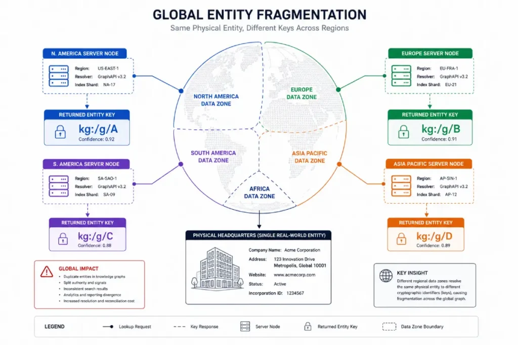 Global Entity Fragmentation