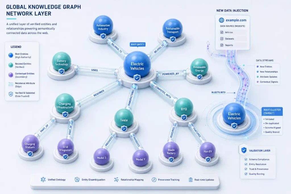 Global Knowledge Graph Network Layer