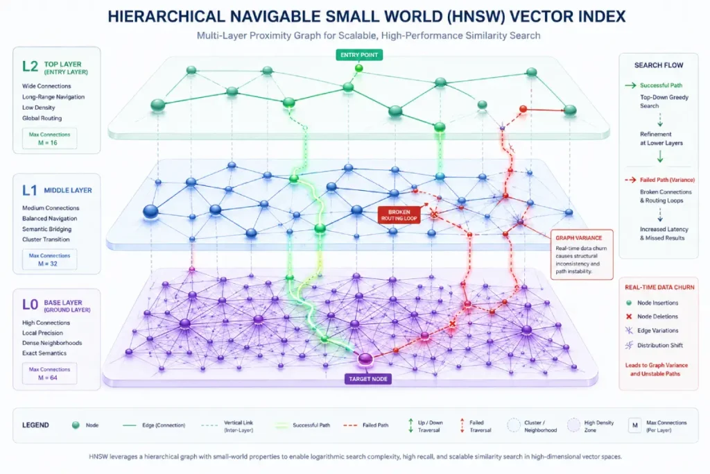 Hierarchical Navigable Small World