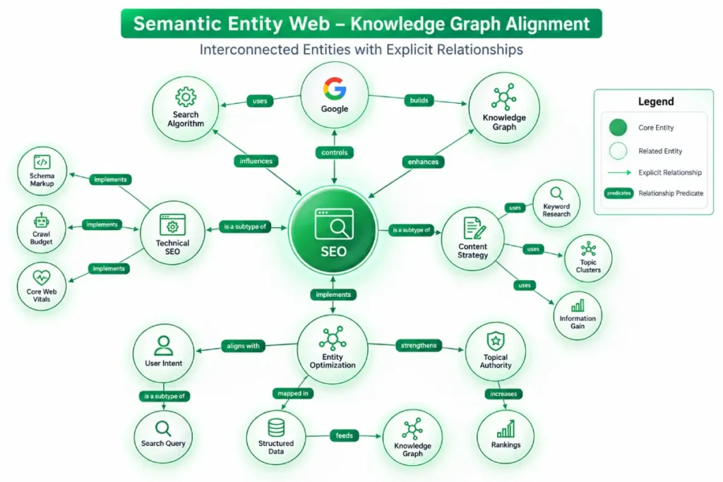Semantic entity web Knowledge graph alignment