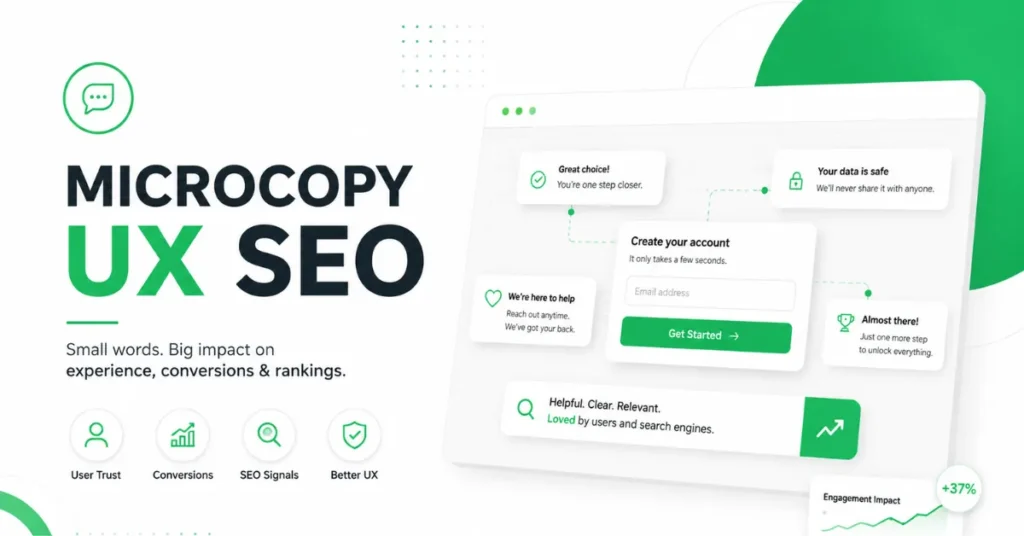 microcopy ux seo