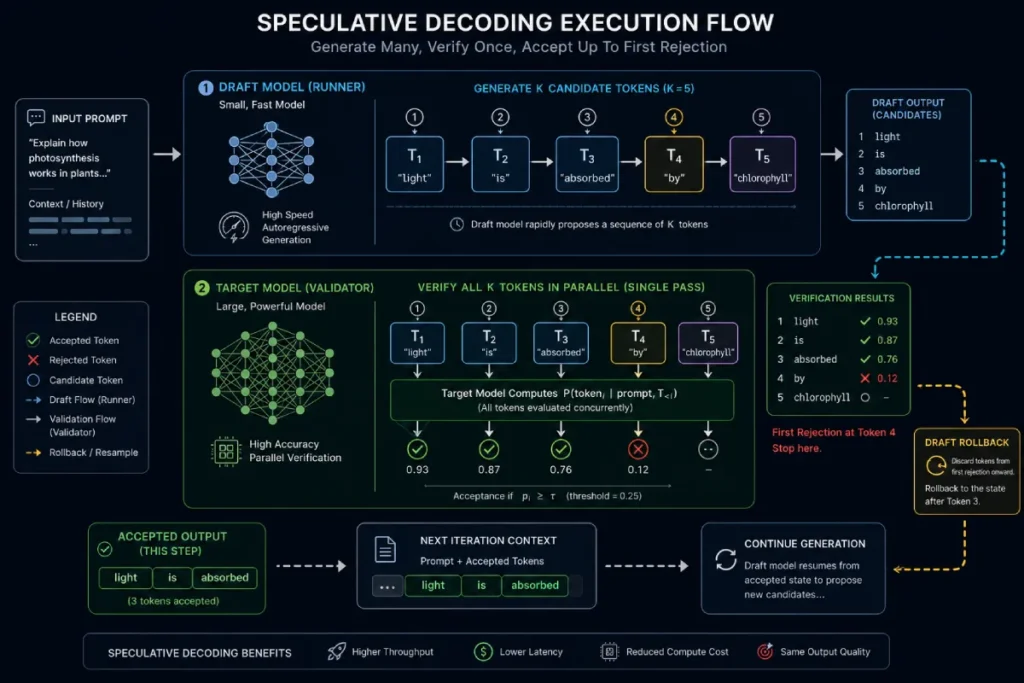 speculative decoding execution