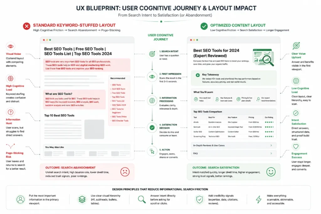 user's cognitive journey