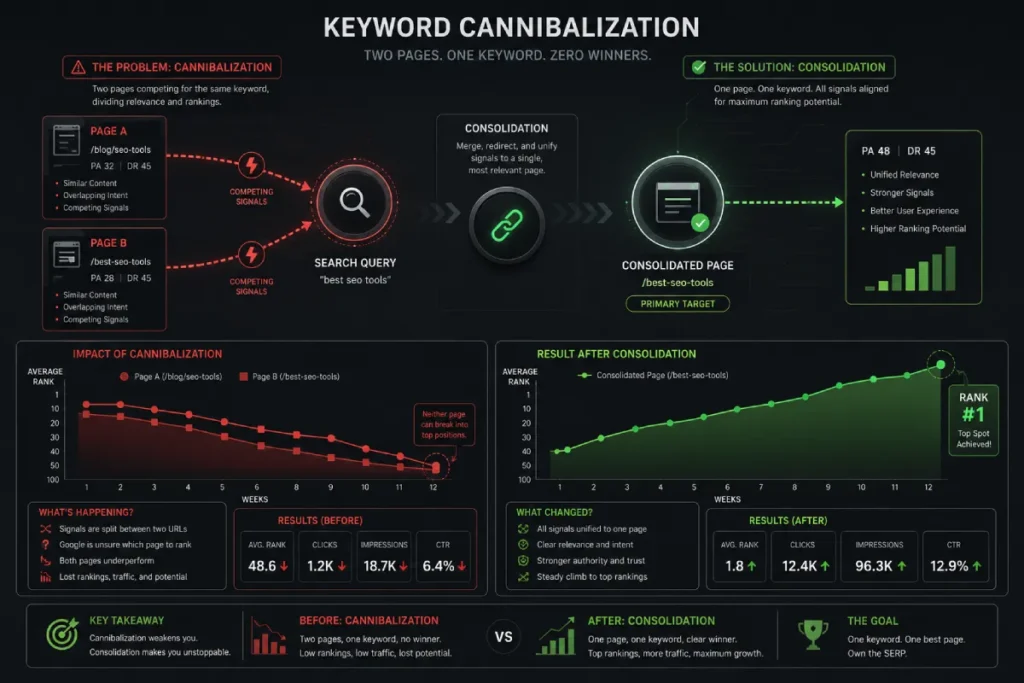 Keyword Cannibalization