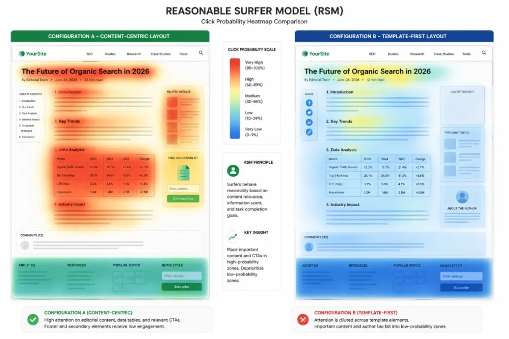 The Reasonable Surfer Model
