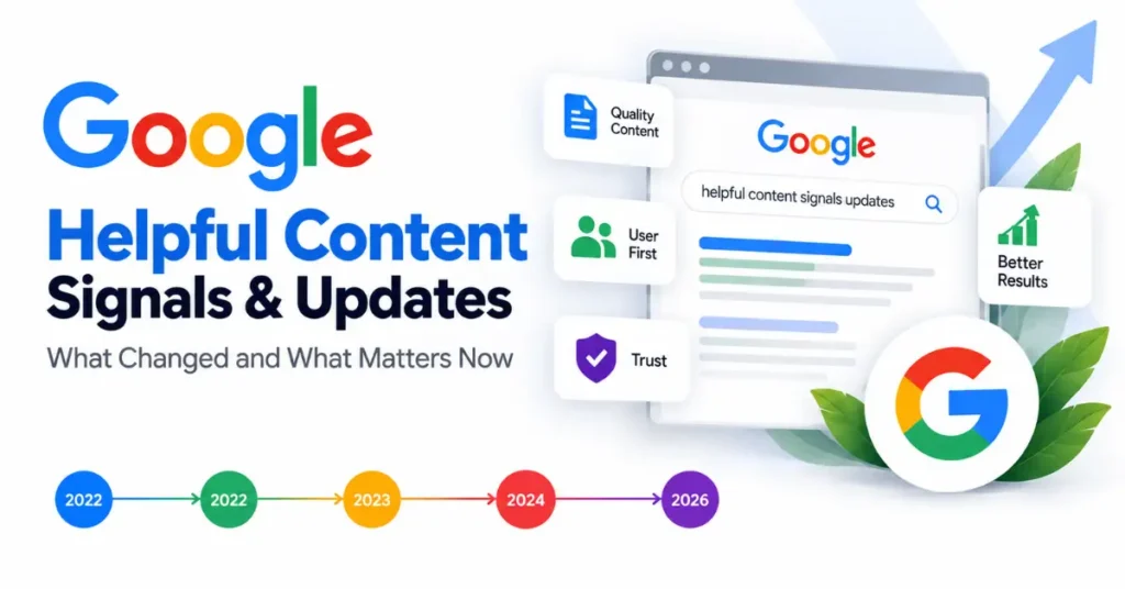 Google Helpful Content Signals Updates